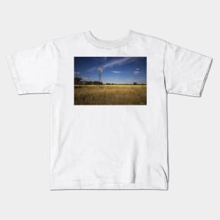 Windmill, Yarrawonga, Victoria, Australia. Kids T-Shirt